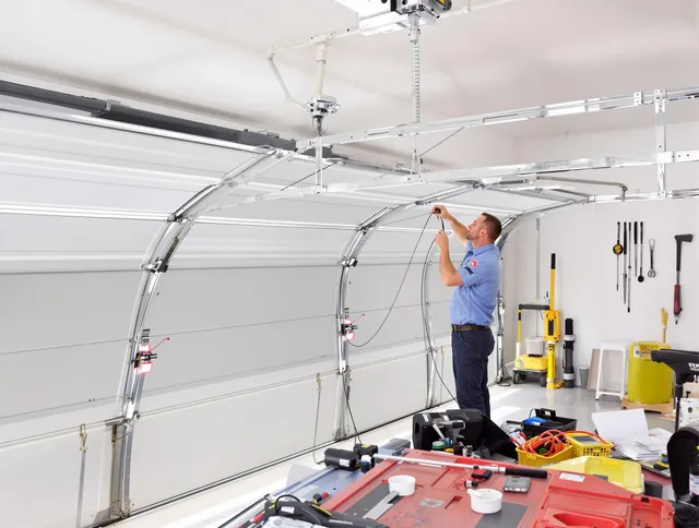 Garage door cable repair service by Brook Park Garage Door Repair in Brook Park