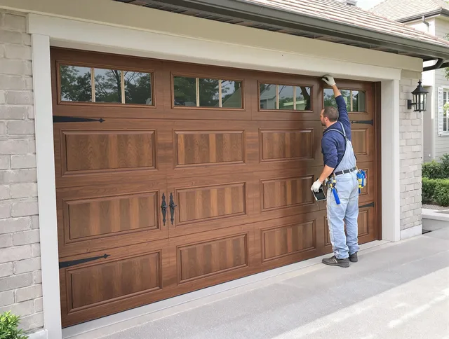 Custom garage door showcase by Brook Park Garage Door Repair in Brook Park