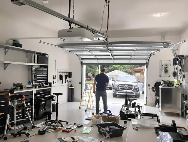 Garage door opener installation by Brook Park Garage Door Repair in Brook Park