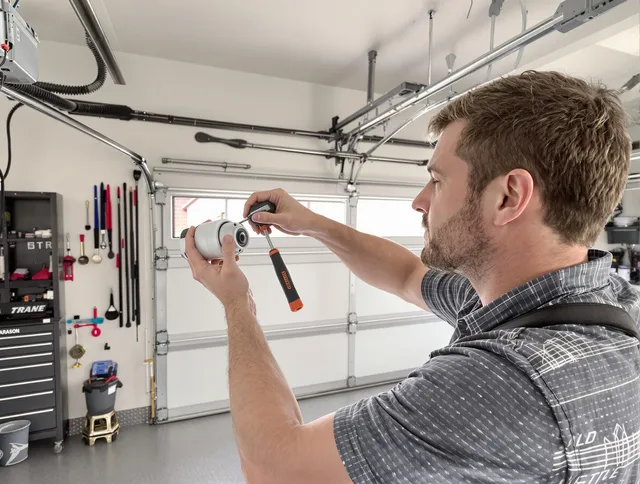 Garage door opener repair service by Brook Park Garage Door Repair in Brook Park