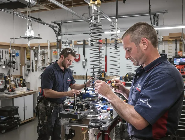 Garage door spring repair service by Brook Park Garage Door Repair in Brook Park